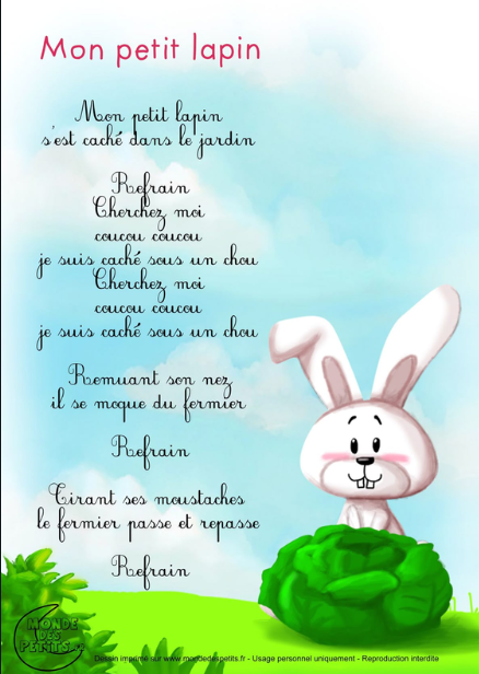 mon livre des comptines