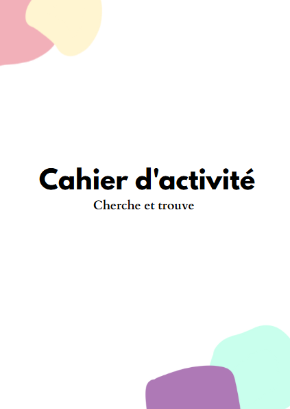 cahier cherche trouve