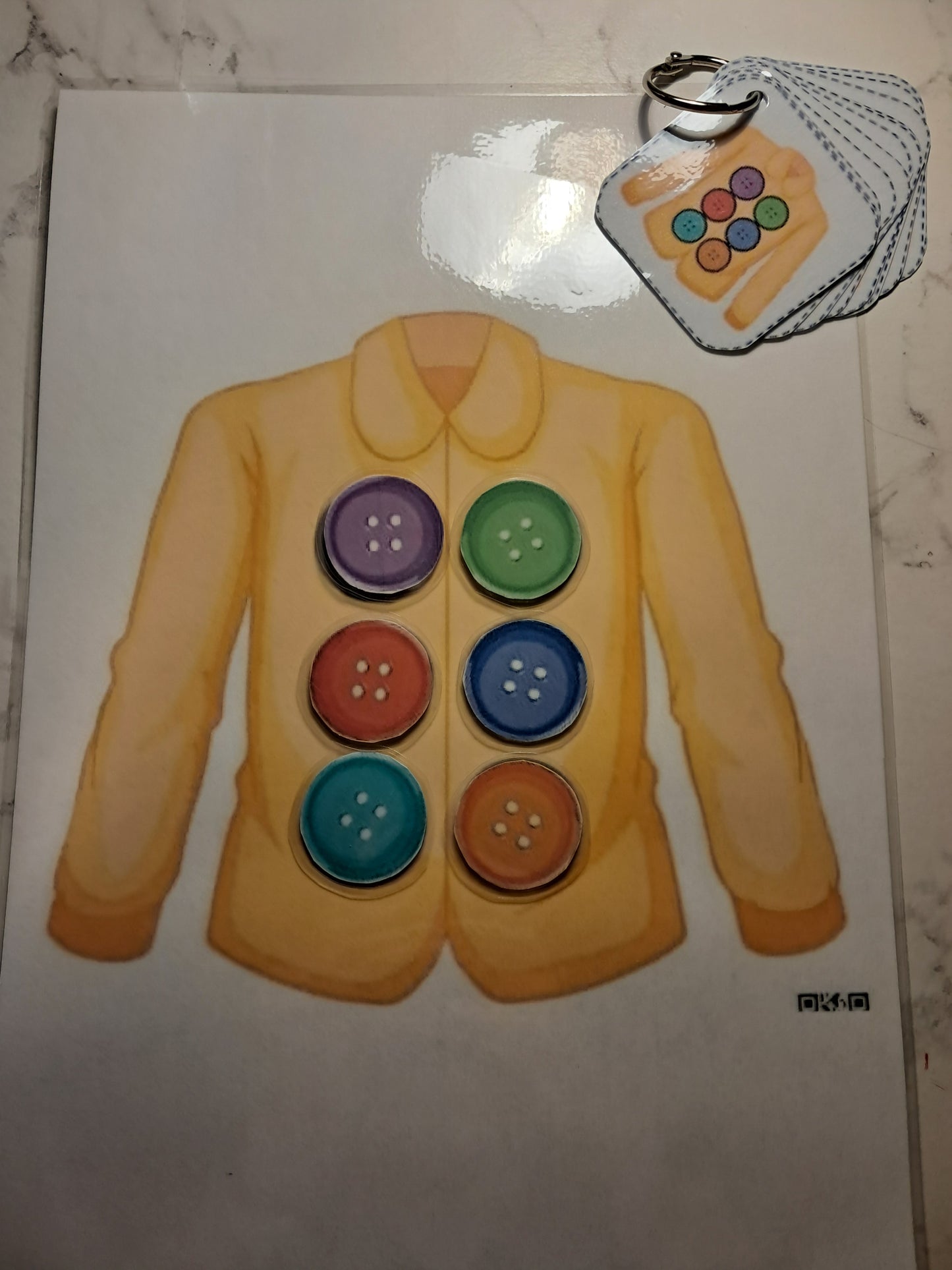 Replacer les boutons sur la chemise
