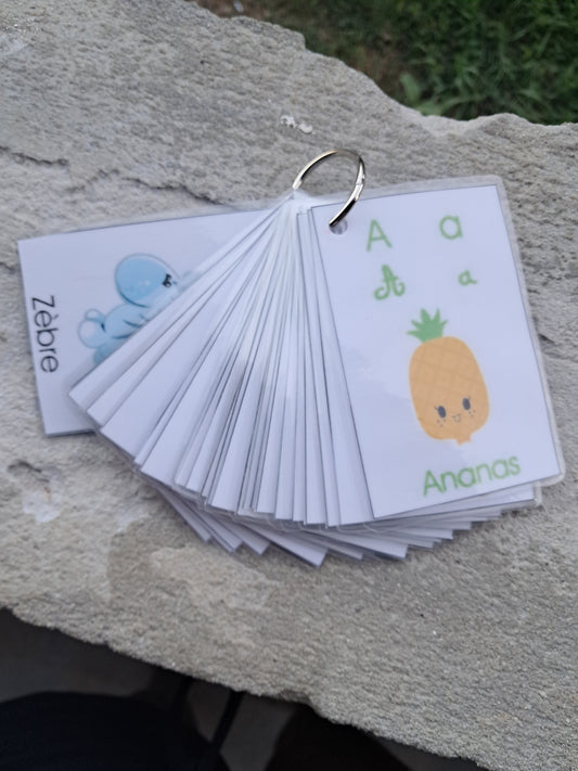 Carte sur l'alphabet